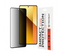 Techsuit Full Glue Privacy Tempered Glass Μαύρο για Xiaomi Redmi Note 13 5G