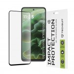 Techsuit - 111D Full Cover / Full Glue Glass - Motorola Moto G35 / G56 - Black