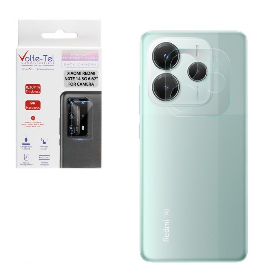 Volte-Tel Προστασία Κάμερας Tempered Glass Διάφανο για το Xiaomi Redmi Note 14 5G