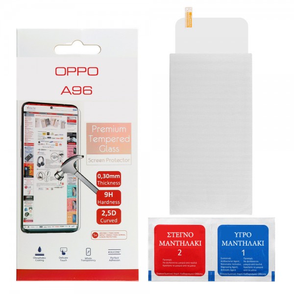 VOLTE-TEL TEMPERED GLASS OPPO A96 6.59" 9H 0.30mm 2.5D FULL GLUE VOLTE-TEL TEMPERED GLASS OPPO A96 6.59" 9H 0.30mm 2.5D FULL GLUE