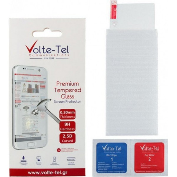 VOLTE-TEL TEMPERED GLASS ALCATEL 1C 5009 5.3" 9H 0.30mm 2.5D FULL GLUE