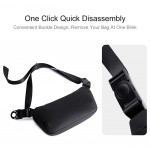 ARCTIC HUNTER τσάντα μέσης Y00569-BK, αδιάβροχη, μαύρη