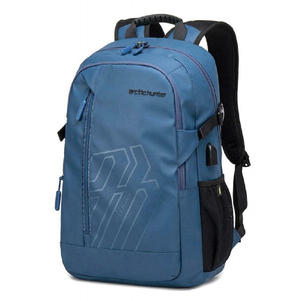 Arctic Hunter B00387 Αδιάβροχη Τσάντα Πλάτης για Laptop 15.6" σε Μπλε χρώμα