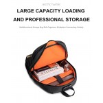 Golden Wolf GB00375 Αδιάβροχη Τσάντα Πλάτης για Laptop 15.6" με USB, Μαύρη