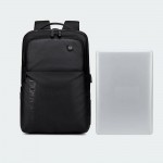 GOLDEN WOLF τσάντα πλάτης GB00399, με θήκη laptop 15.6", 20L, μαύρη