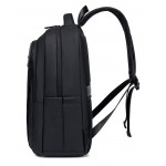 GOLDEN WOLF Τσάντα Πλάτης GB00711 με Θήκη Laptop 15.6" 27L Μαύρη