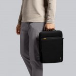 Tech-Protect Defender Τσάντα Ώμου / Χειρός για Laptop 14" σε Μαύρο χρώμα