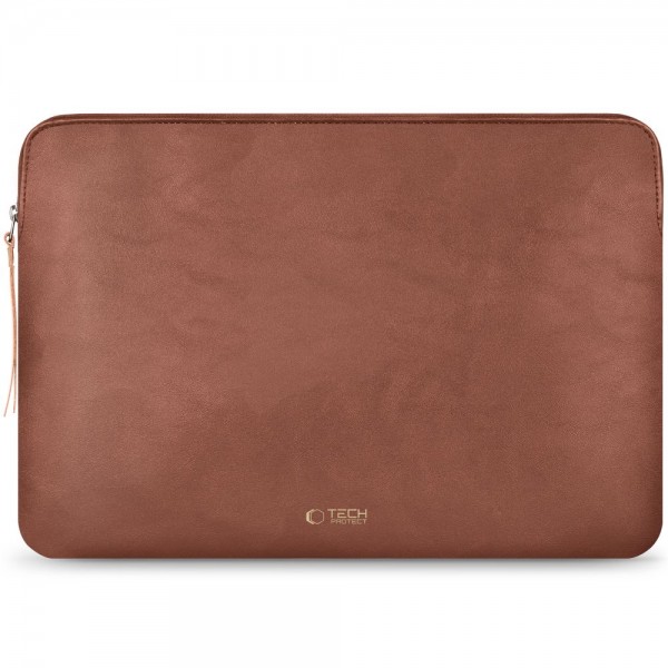 Tech-Protect Fleece Θήκη Laptop 15-16'' Καφέ