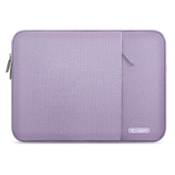 Tech-Protect Sleevy Θήκη Laptop 13–14″ με Επένδυση και Μπροστινή Τσέπη – Λεβάντα