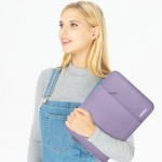 Tech-Protect Sleevy Θήκη Laptop 13–14″ με Επένδυση και Μπροστινή Τσέπη – Λεβάντα