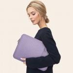 Tech-Protect Sleevy Θήκη Laptop 13–14″ με Επένδυση και Μπροστινή Τσέπη – Λεβάντα