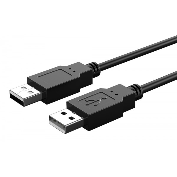 CABLETIME Καλώδιο USB 2.0 C161-AMAM 0.5m Μαύρο