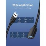 CABLETIME Καλώδιο USB 3.0 A Male σε A Female C160 2m Μαύρο