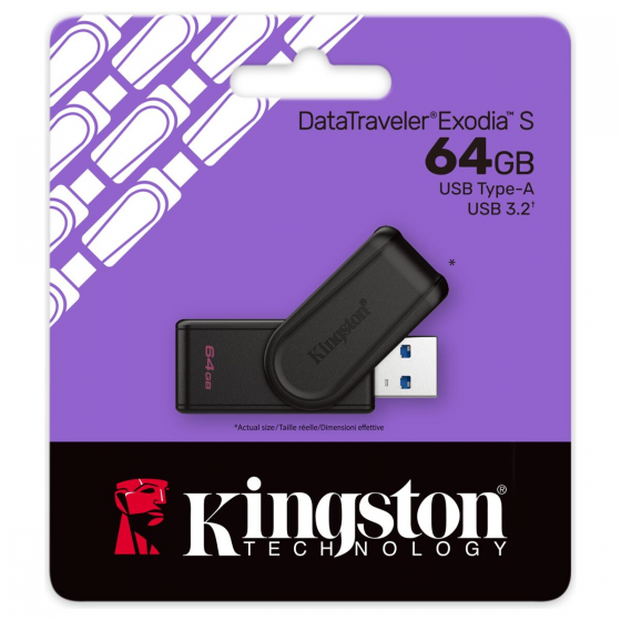 Kingston DataTraveler Exodia S 64GB USB 3.2 Stick