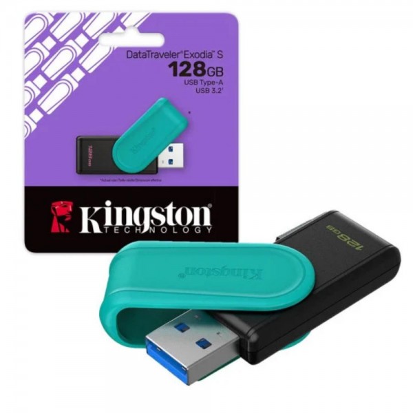 Kingston DataTraveler Exodia S USB-A 3.2 128GB DTXS/128GB (DTXS/128GB) (KINDTXS-128GB) Kingston DataTraveler Exodia S USB-A 3.2 128GB DTXS/128GB (DTXS/128GB) (KINDTXS-128GB)