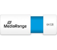 MediaRange USB 2.0 flash drive, color edition, light blue, 64GB (MR974) MediaRange USB 2.0 flash drive, color edition, light blue, 64GB (MR974)