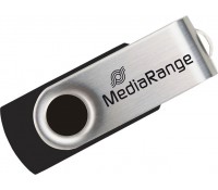MediaRange USB 2.0 Flash Drive 128GB (Black/Silver) (MR913) MediaRange USB 2.0 Flash Drive 128GB (Black/Silver) (MR913)
