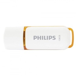 Philips Snow 128GB USB 2.0 Stick Λευκό (FM12FD70B/00) (PHIFM12FD70B-00)
