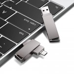 Techsuit Memory Stick THSM19 – USB 3.0 & USB Type-C Flash Drive 16GB, Υψηλής Ταχύτητας, Γκρι Techsuit Memory Stick THSM19 – USB 3.0 & USB Type-C Flash Drive 16GB, Υψηλής Ταχύτητας, Γκρι