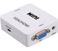 POWERTECH Video Converter VGA & 3.5mm Audio σε HDMI CAB-H107, Full HD