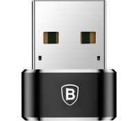 Μετατροπέας Baseus USB-C to USB-A adapter 3A, CAAOTG-01, Black