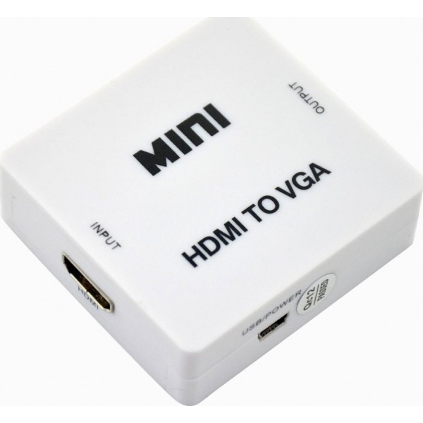 POWERTECH HD Video Converter HDMI σε VGA & 3.5mm Audio CAB-H073, Full HD