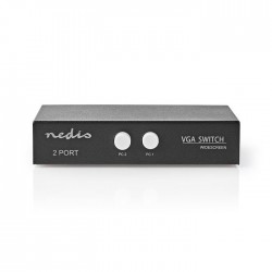 NEDIS CSWI5902BK VGA Switch 2 Εισόδων σε 1 Έξοδο - Μαύρο