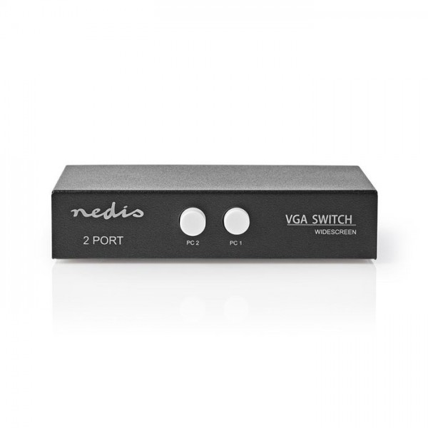 NEDIS CSWI5902BK VGA Switch 2 Εισόδων σε 1 Έξοδο - Μαύρο NEDIS CSWI5902BK VGA Switch 2 Εισόδων σε 1 Έξοδο - Μαύρο
