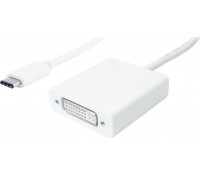 POWERTECH αντάπτορας USB Type-C σε DVI PTH-036, 4K, λευκό