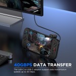 Tech-Protect UltraBoost AA04 Γωνιακός Αντάπτορας USB-C σε USB-C 100W 40Gbps Μαύρο