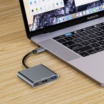 Tech-Protect V1 USB-C Docking Station με HDMI 4K PD Γκρι