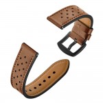 Tech Protect Leather Watch Band Καφέ For Samsung Galaxy Watch 46mm
