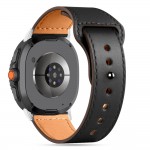 Δερμάτινο Λουράκι Tech-Protect Leatherfit για Samsung Galaxy Watch 8 / 8 Classic (40/44/46mm) - Μαύρο