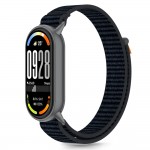 Λουράκι Tech-Protect Nylon Stripe για Xiaomi Smart Band 8/9/10/NFC Μαύρο-Πορτοκαλί