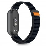 Λουράκι Tech-Protect Nylon Stripe για Xiaomi Smart Band 8/9/10/NFC Μαύρο-Πορτοκαλί