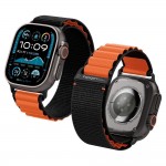 SPIGEN Λουράκι WBF1 για Apple Watch 6/7/8/9/10/SE & Ultra 1/2/3 (44/45/46/49mm) Μαύρο - Πορτοκαλί AMP10145 SPIGEN Λουράκι WBF1 για Apple Watch 6/7/8/9/10/SE & Ultra 1/2/3 (44/45/46/49mm) Μαύρο - Πορτοκαλί AMP10145