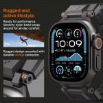 Spigen DuraPro Armor Λουράκι Nylon Μαύρο για το Apple Watch Ultra 49mm και Apple Watch  44 / 45 MM / 46MM, black edition