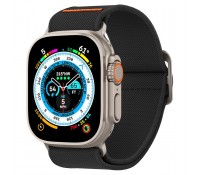 Spigen® Lite Fit Ultra Υφασμάτινο Λουράκι για Apple Watch 4 / 5 / 6 / 7 / 8 / 9 / 10 / SE / SE 2/ ULTRA 1 / 2 (44 / 45 / 46/ 49 MM) - Μαύρο