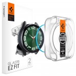 Spigen Glas.tr ez-fit 2-pack Tempered Glass Προστατευτικό Οθόνης για το Galaxy Watch 6 Classic 47 mm, AGL07066