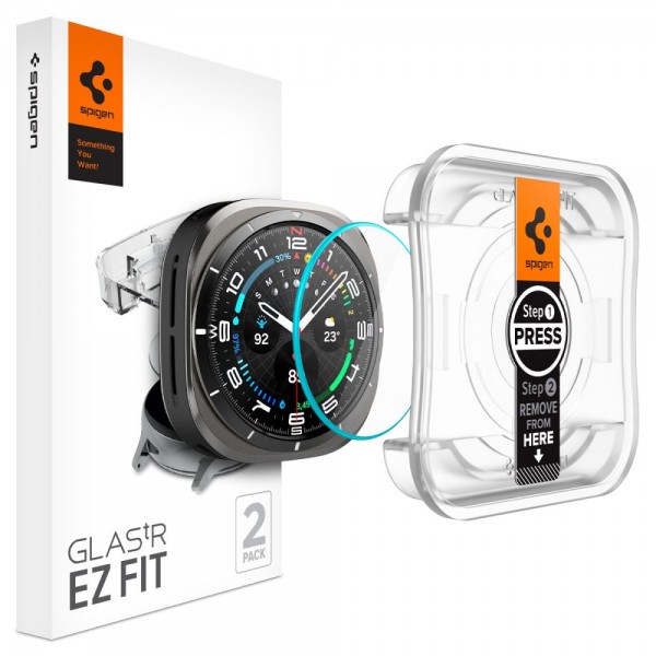 SPIGEN GLAS.TR ”EZ-FIT” CLEAR 2 τμχ,  για το Samsung Galaxy Watch Ultra, 47 mm