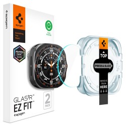 Spigen Glas.tR EZ-Fit AC 2-Pack – Tempered Glass για Samsung Galaxy Watch Ultra 2 2026 (47 mm), Διάφανο AGL11758