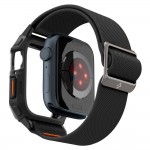 Spigen Lite Fit ”pro” Λουράκι με Θήκη Σιλικόνης matte black για το Apple Watch 4 / 5 / 6 / 7 / 8 / 9 / SE (44 / 45 MM) , ACS07103