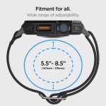 Spigen Lite Fit ”pro” Λουράκι με Θήκη Σιλικόνης matte black για το Apple Watch 4 / 5 / 6 / 7 / 8 / 9 / SE (44 / 45 MM) , ACS07103