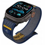 Spigen Athlex Air Λουράκι Active Navy για Apple Watch Series 4-10/SE/Ultra 1 & 2 (42/44/45/46/49mm)