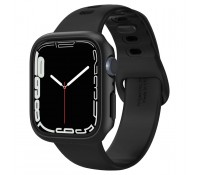 Spigen Thin Fit Πλαστική Θήκη σε Μαύρο χρώμα για το Apple Watch 7 / 8 / 9 (45 MM)