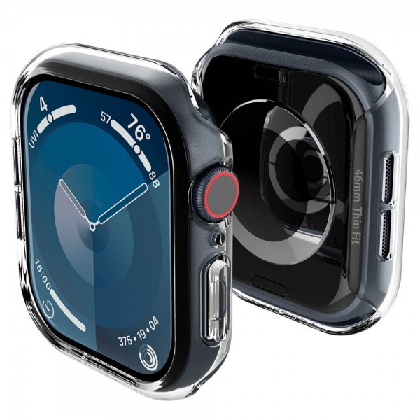 Spigen  Thin Fit Πλαστική Θήκη σε Διαφανές για Apple Watch 10 46mm, ACS08602