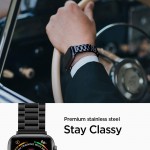 Spigen® Modern Fit™ 062MP25403 για Apple Watch 4 / 5 / 6 / 7 / 8 / 9 / SE / ULTRA 1 / 2 (44 / 45 / 49 MM) Stainless Steel Band - Black