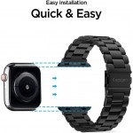 Spigen® Modern Fit™ 062MP25403 για Apple Watch 4 / 5 / 6 / 7 / 8 / 9 / SE / ULTRA 1 / 2 (44 / 45 / 49 MM) Stainless Steel Band - Black