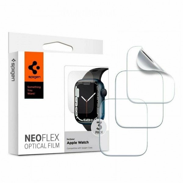 Spigen® (x3.Pack) NeoFlex™ AFL04049 Apple Watch Series 4 / 5 / 6 / 7 / 8 / 9 / SE (44 / 45 MM) Premium Screen Protector