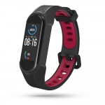 Tech-protectArmour Λουράκι Σιλικόνης Xiaomi Mi Smart Band 5/6/6 NFC/7 Μαύρο / Κόκκινο